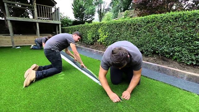 turf installation process Murfreesboro Tennessee professional crew