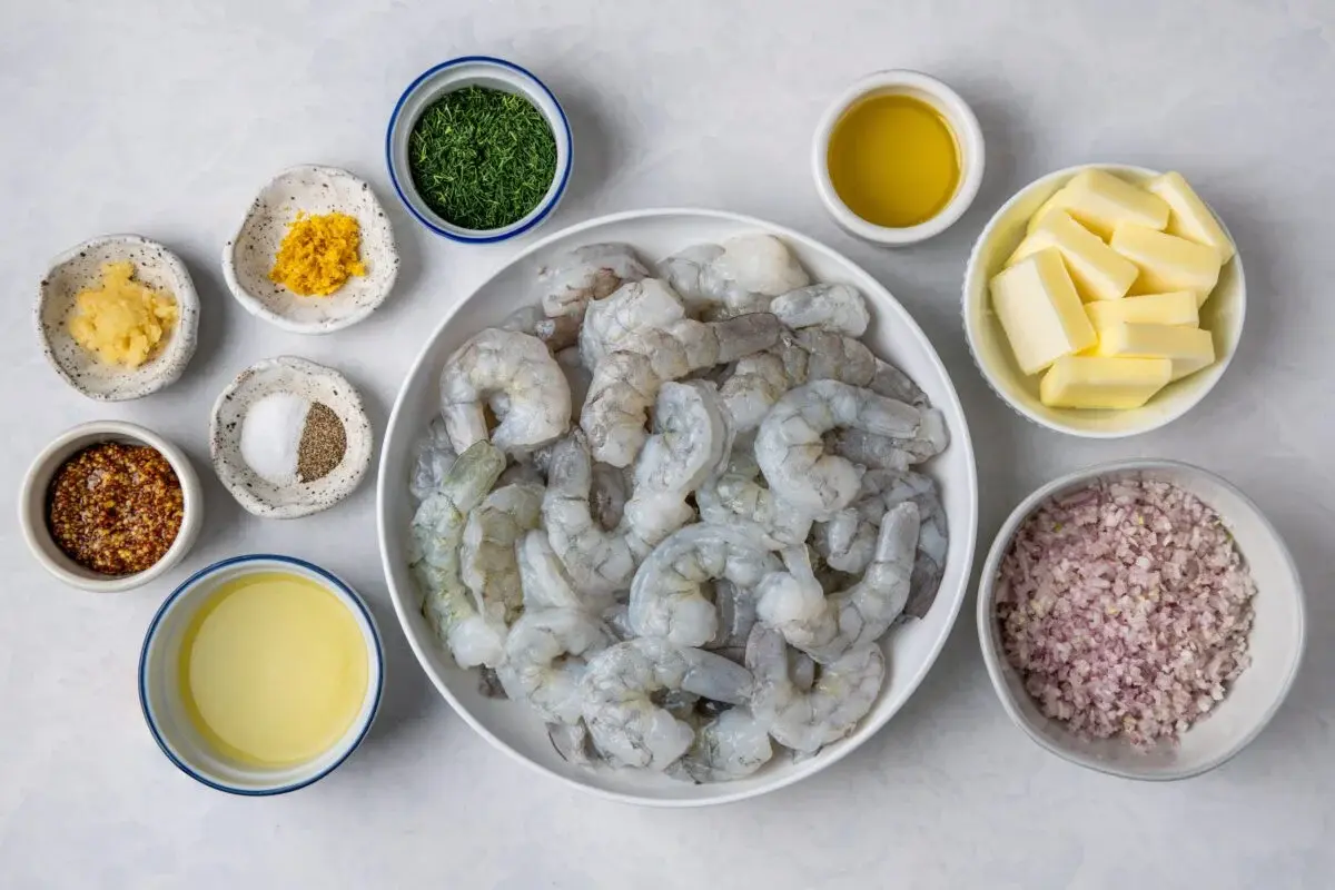 Buttery Shrimp with Fresh Dill