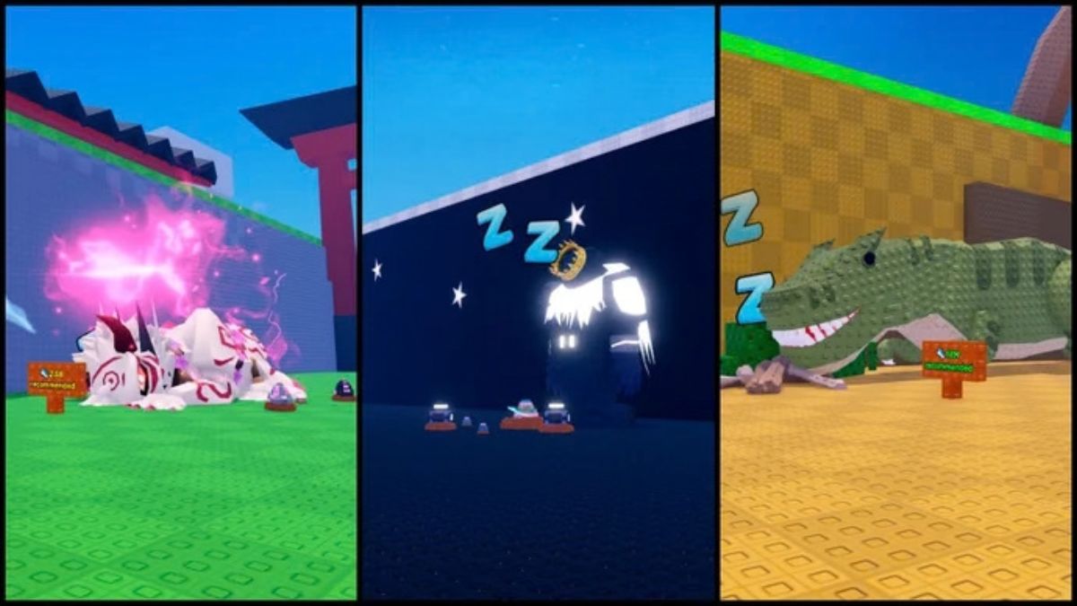 Steal An Egg pet showcase for comparing collection interest Several Steal An Egg pet models shown in different game areas