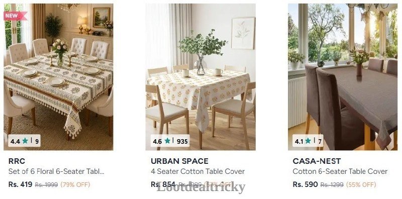 Cotton Table Covers – Massive Offer Get 50% OFF Today Cotton Table Covers – Massive Offer Get 50% OFF Today