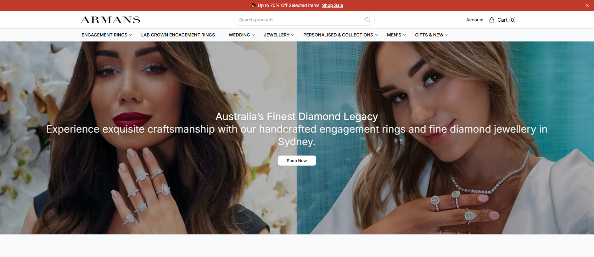 Stored capture of armansfinejewelleryshop.shop