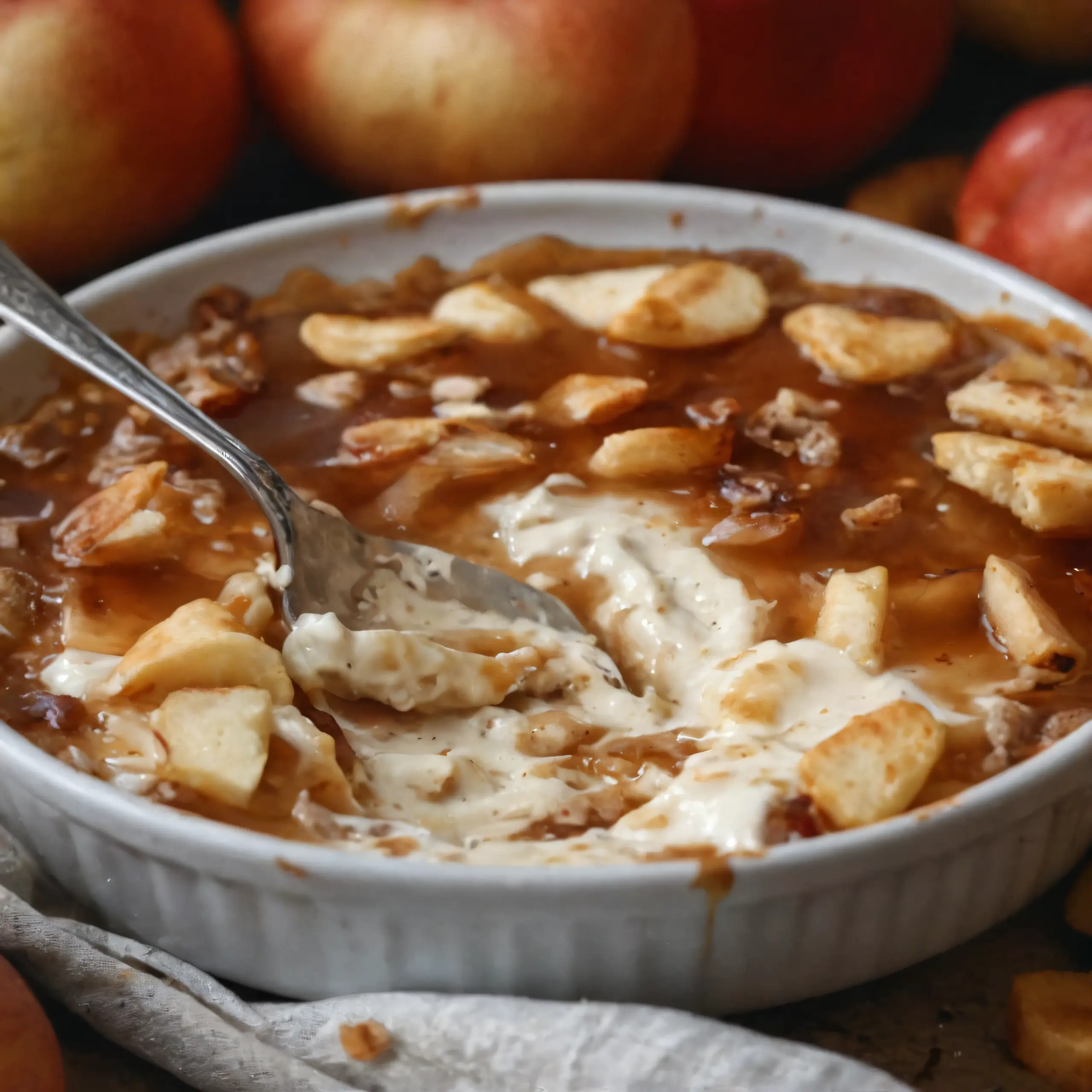 Delicious Caramel Apple Cheesecake Dip