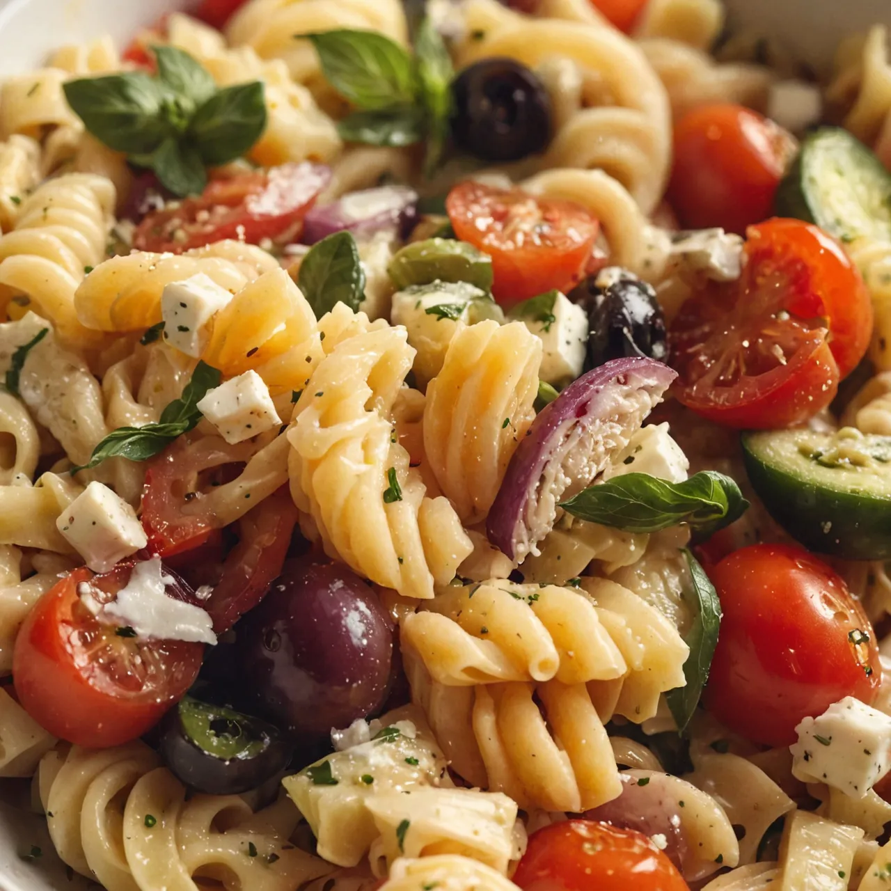 Easy One-Pan Pasta Salad