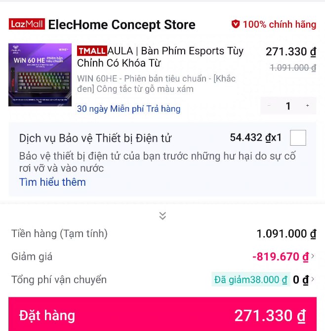 AULA | Bàn Phím Esports Tùy Chỉnh Có Khóa Từ