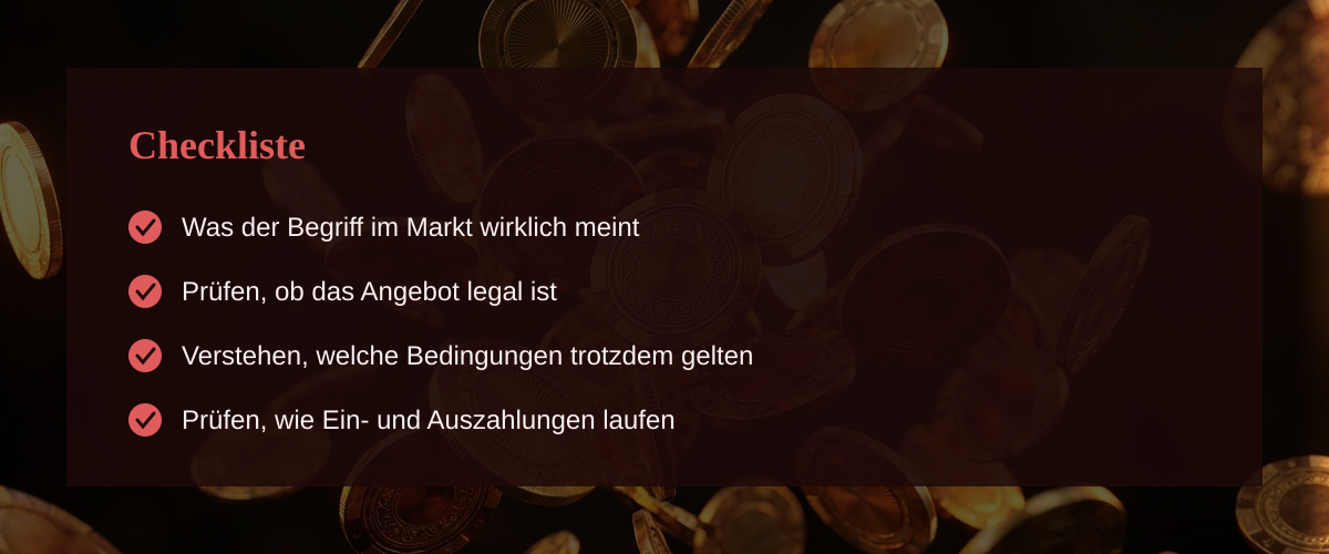 Online casino bonus ohne mindestumsatz: was ich daran seit Jahren beobachte — Checkliste