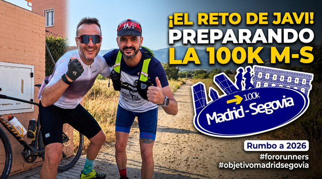 Preparando la 100K Madrid-Segovia: Tirada de 52 KM con Javi del Club Foro Runners