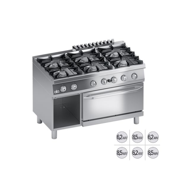 FOGÃO A GÁS K7GCUP15FF - Gama 700 - A Gás