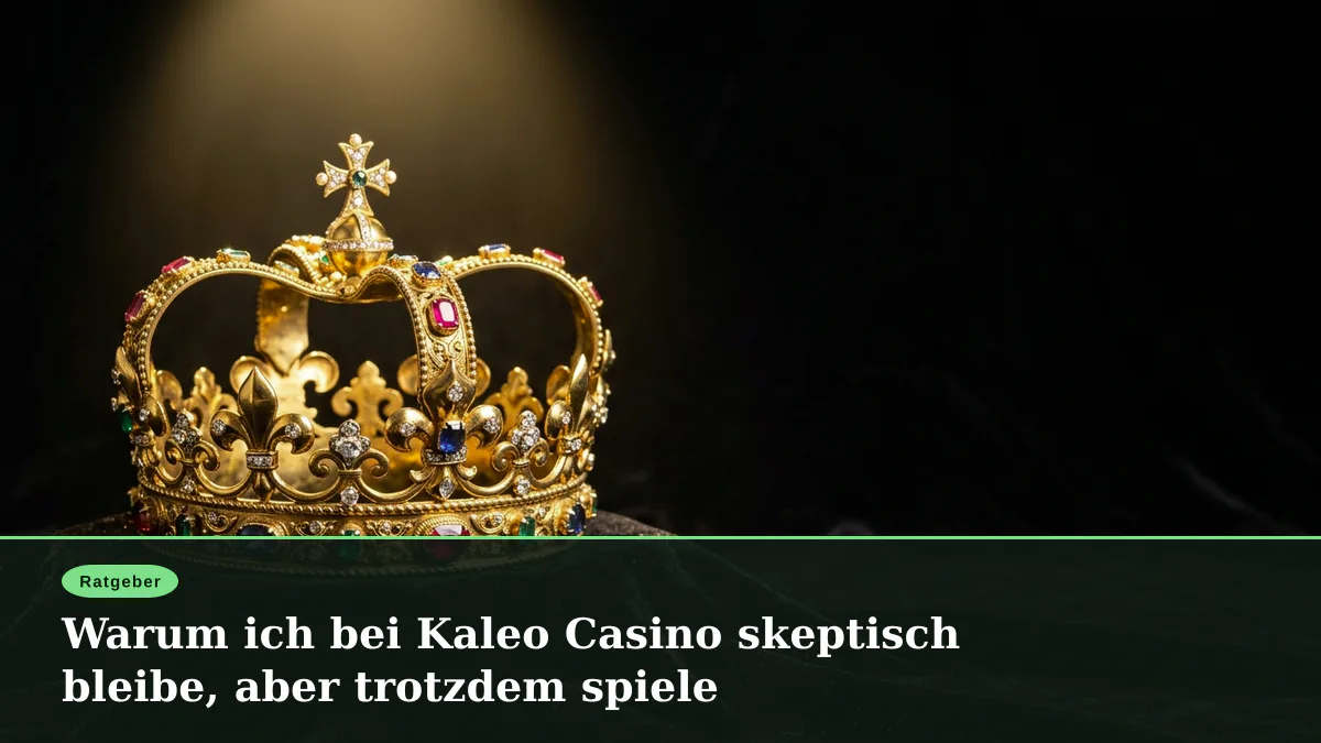 Warum ich bei Kaleo Casino skeptisch bleibe, aber trotzdem spiele