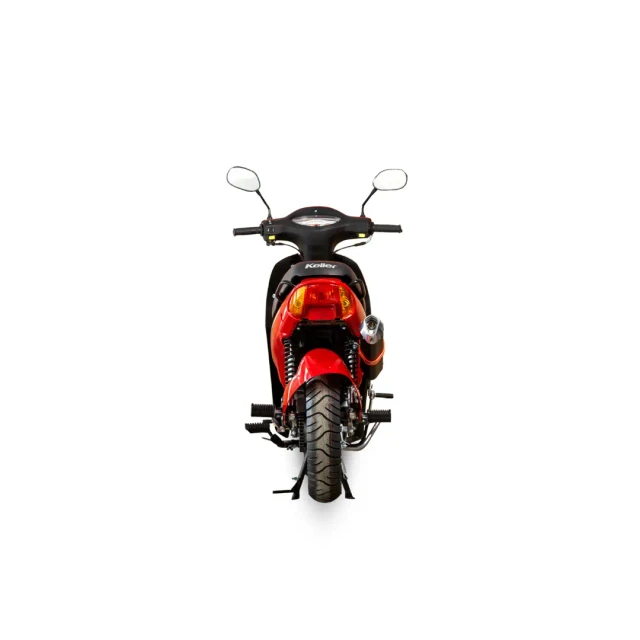 Moto Keller Crono Tunning 125 Rojo de perfil