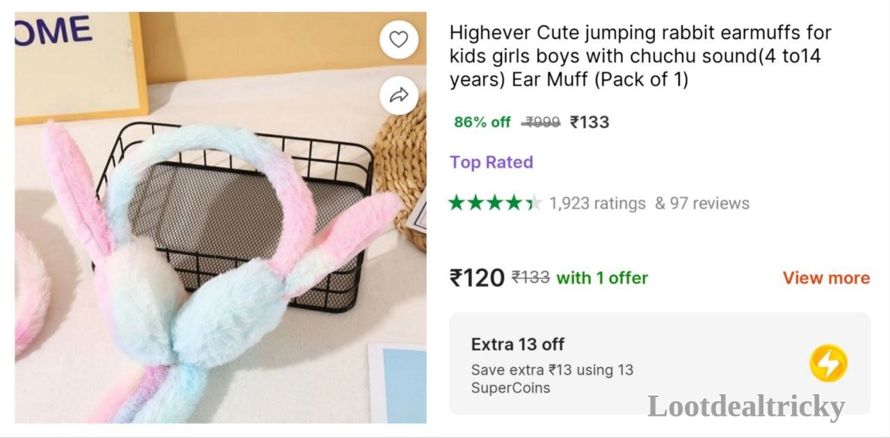 Kids Bunny Headphone – Just ₹133 | Loot Lo