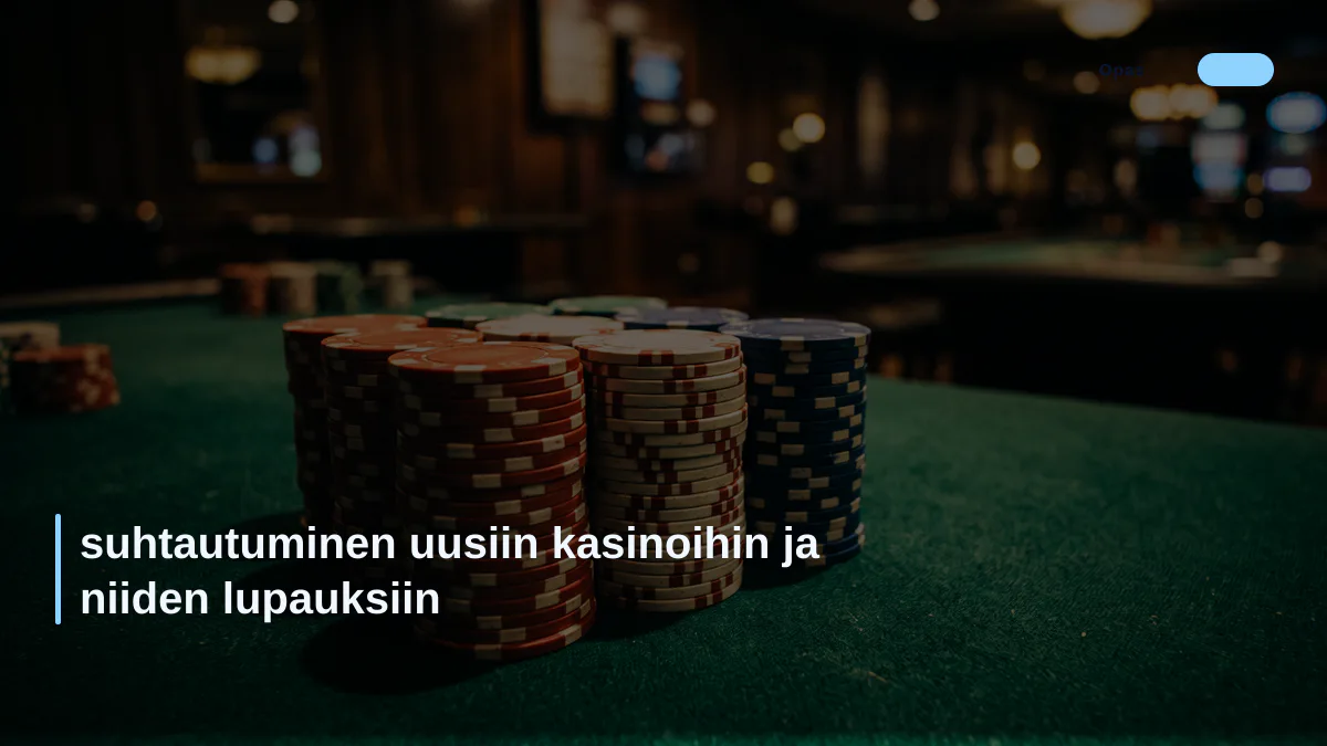 suhtautuminen uusiin kasinoihin ja niiden lupauksiin