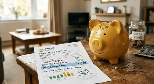 Risparmio economico con l'energia solare