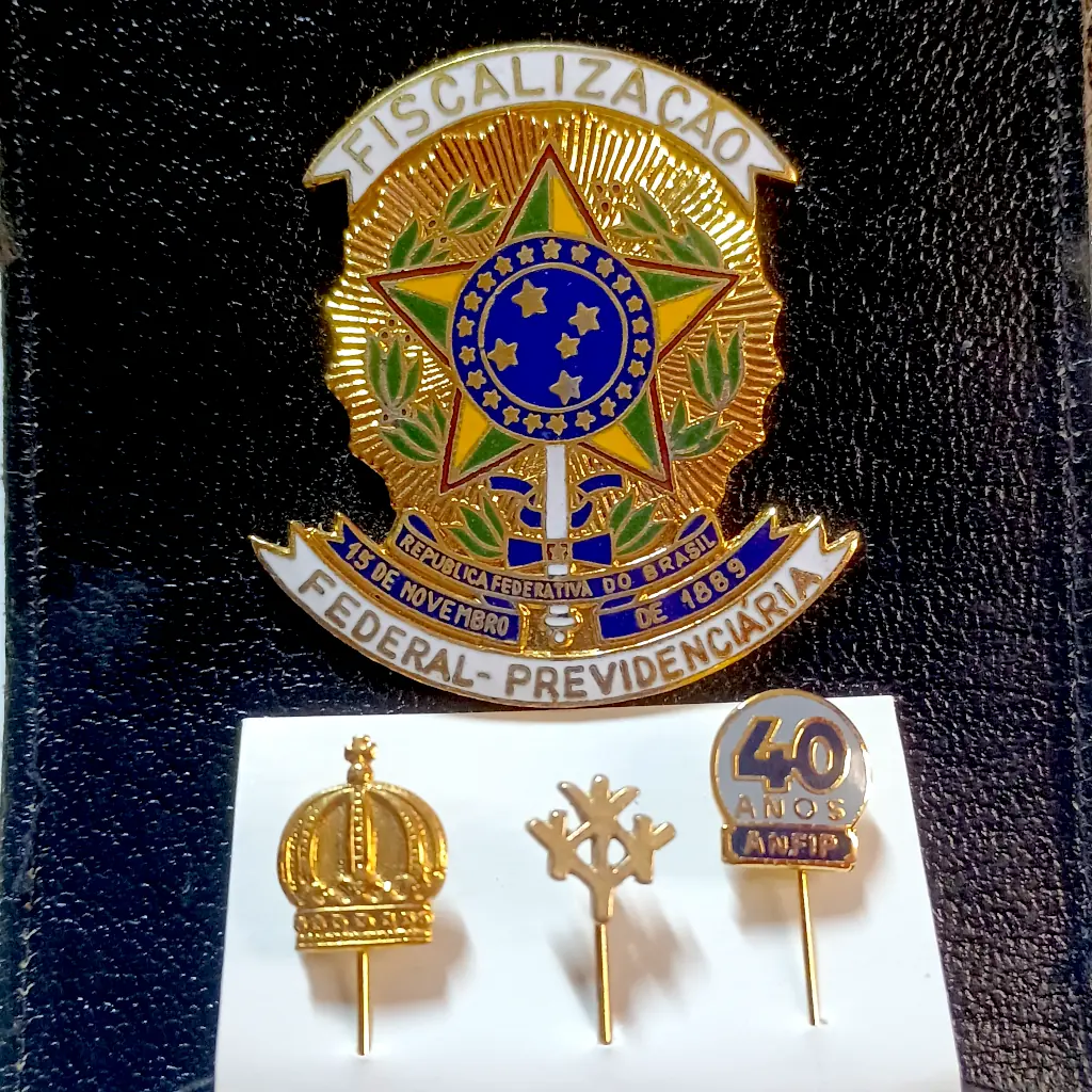 Lote Histórico Memorabilia Auditor Fiscal Previdência Federal – Anos 1970 a 1990 – Frete Grátis - Foto 2