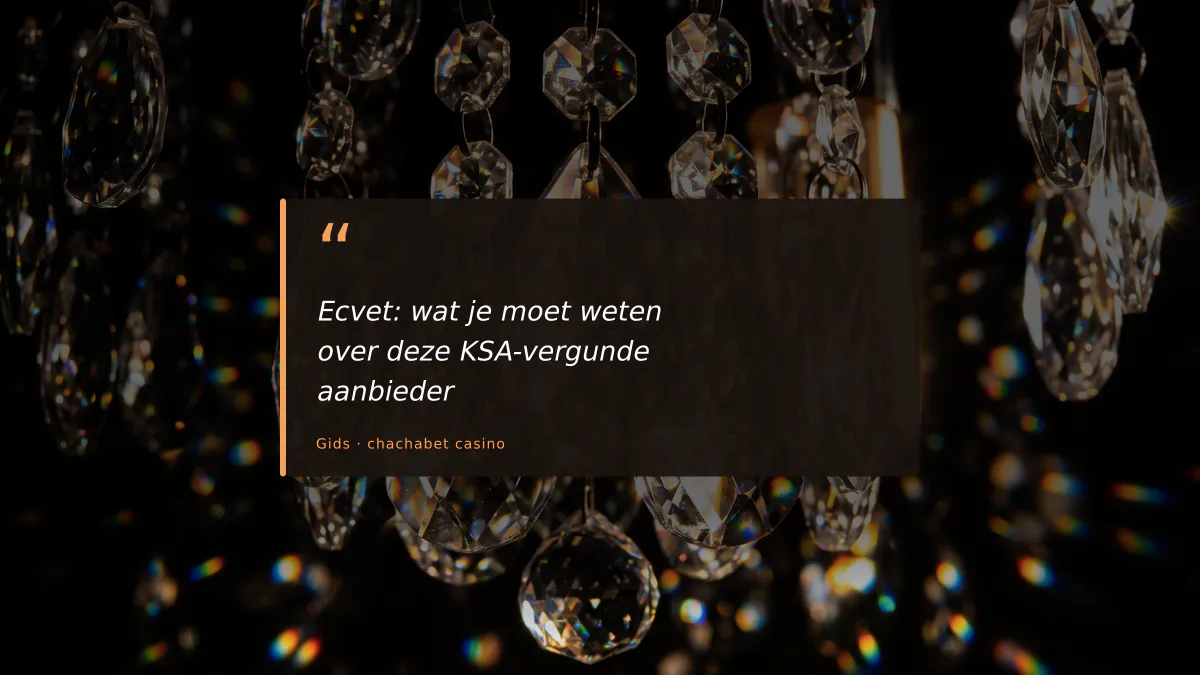 Ecvet: wat je moet weten over deze KSA-vergunde aanbieder
