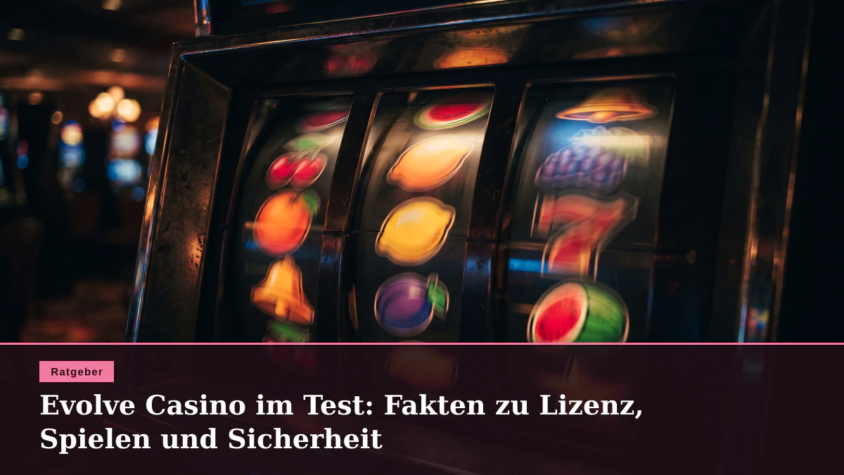 Evolve Casino im Test: Fakten zu Lizenz, Spielen und Sicherheit