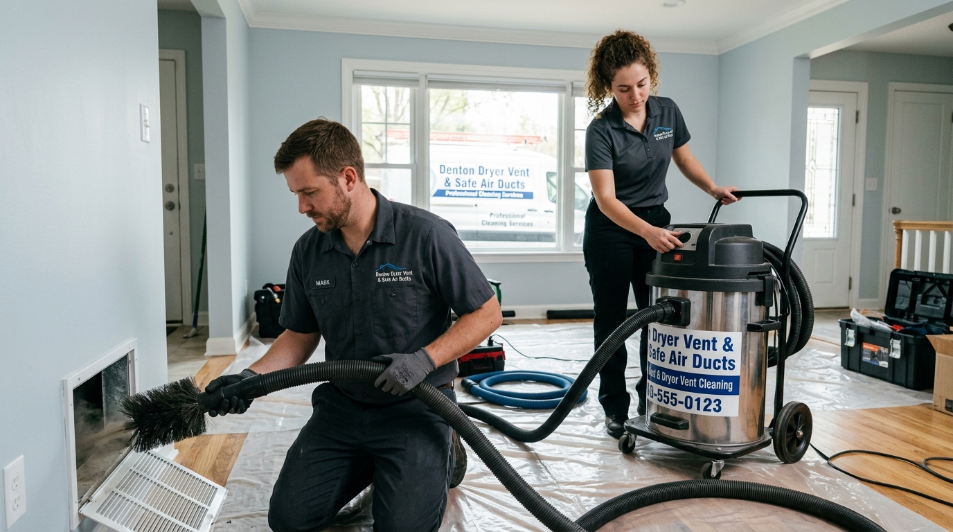 Safe dryer vent experts Denton Texas