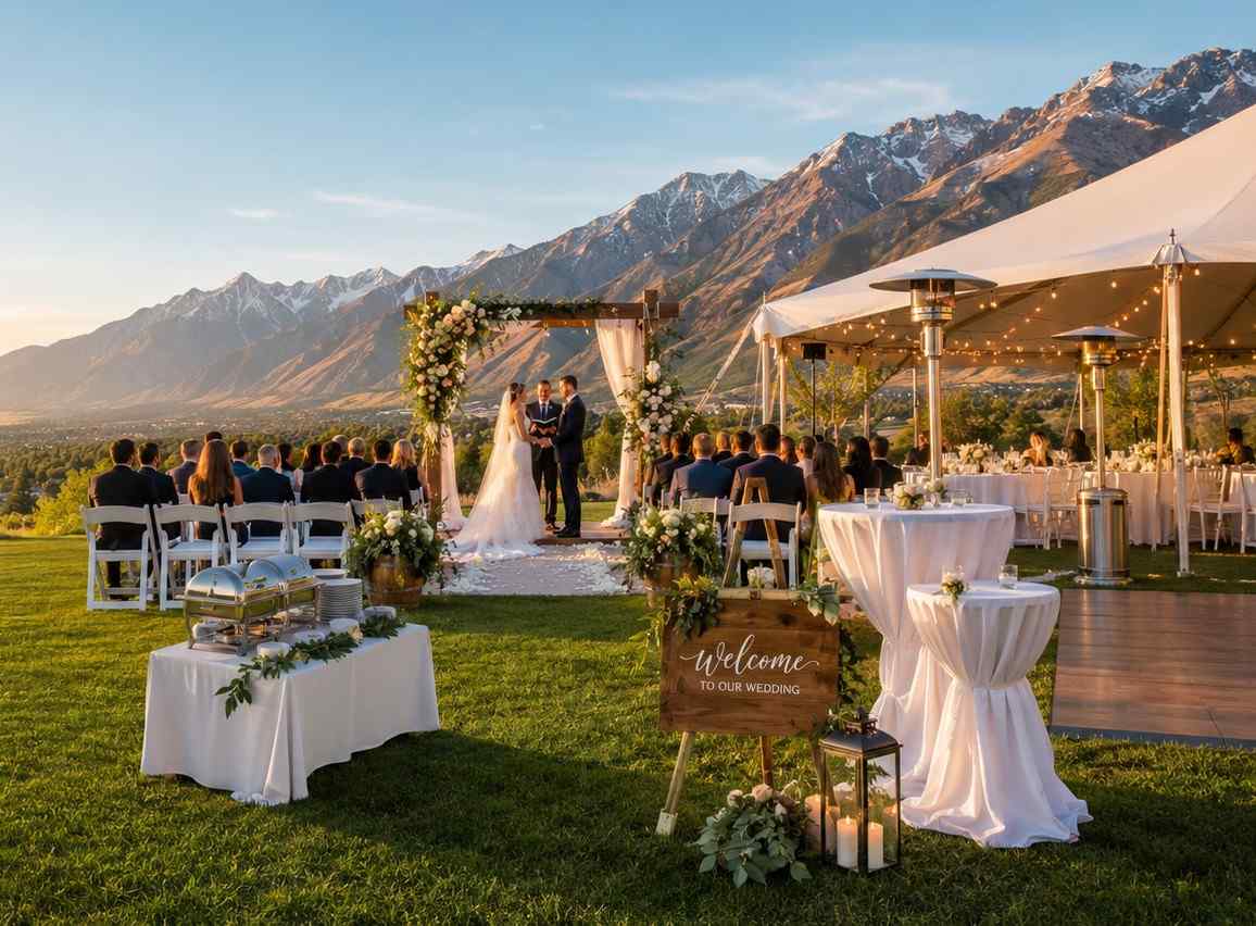 Outdoor Wedding Rental Checklist for Utah Couples