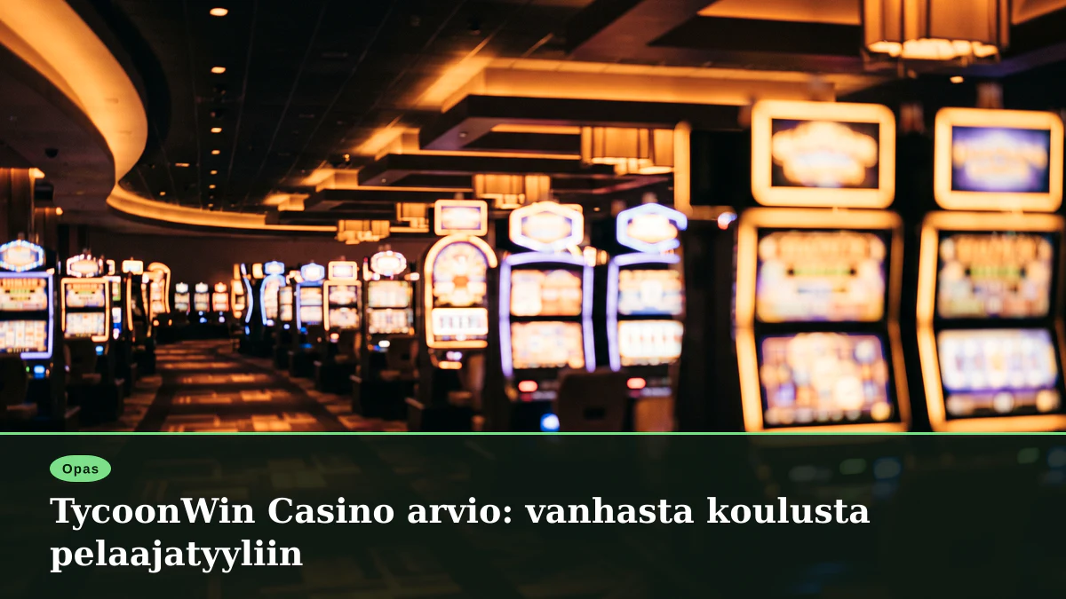 TycoonWin Casino arvio: vanhasta koulusta pelaajatyyliin