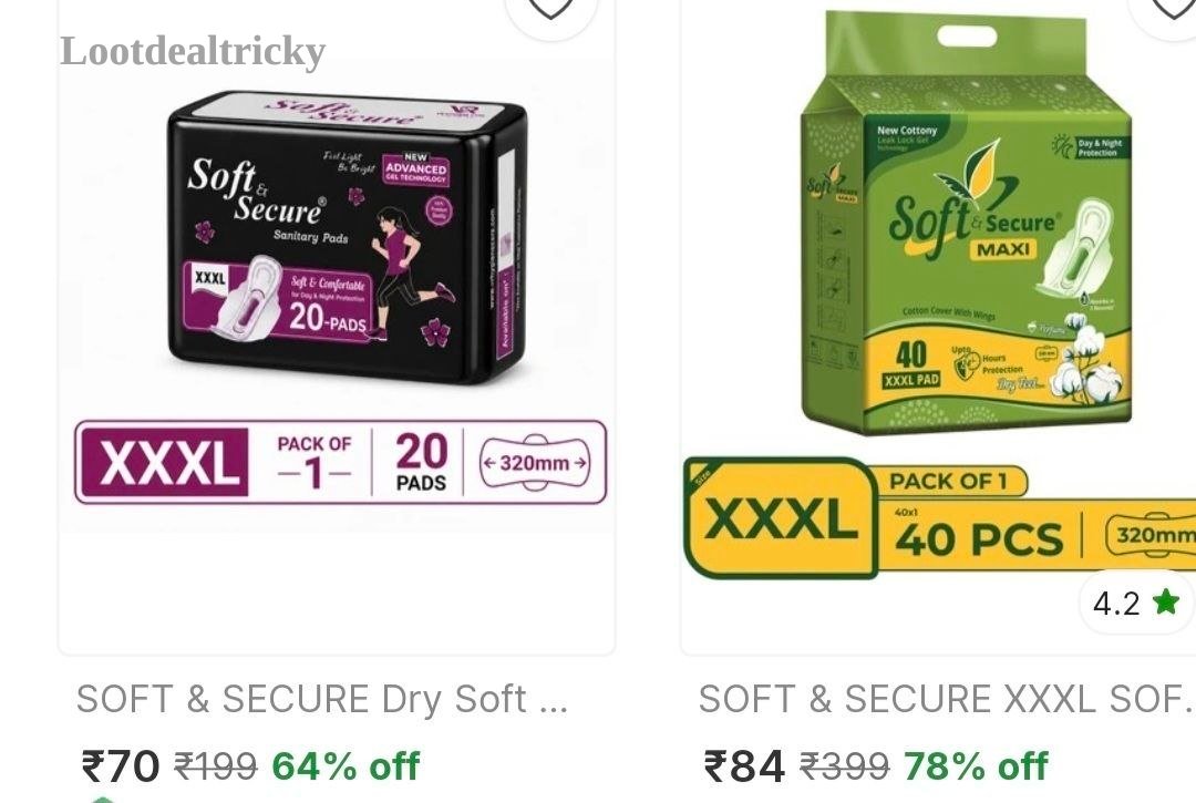 Loot Sanitary Pads Offer Image