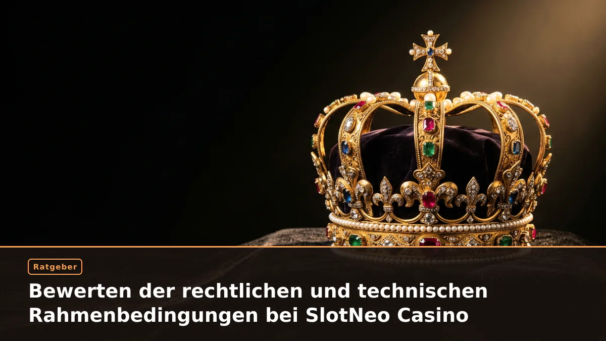 Bewerten der rechtlichen und technischen Rahmenbedingungen bei SlotNeo Casino