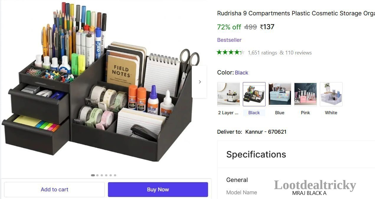 9 Compartments Plastic – Just ₹137 | Exclusive Sale Discount