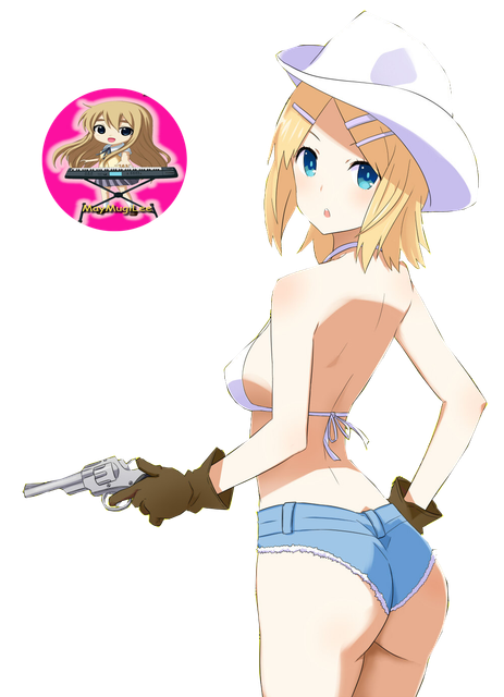 rin-kagamine-bikini-vaquera-render