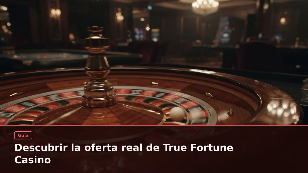 Descubrir la oferta real de True Fortune Casino