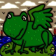 winged-frog
