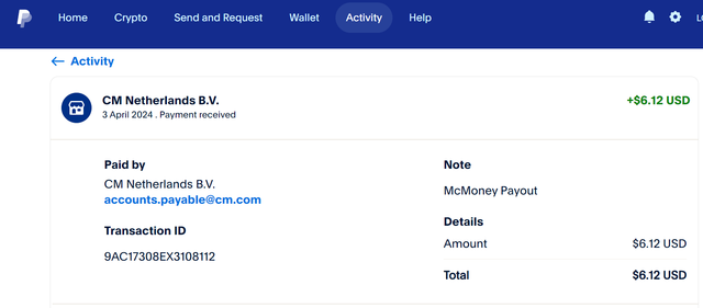 Mc-Money-Payout