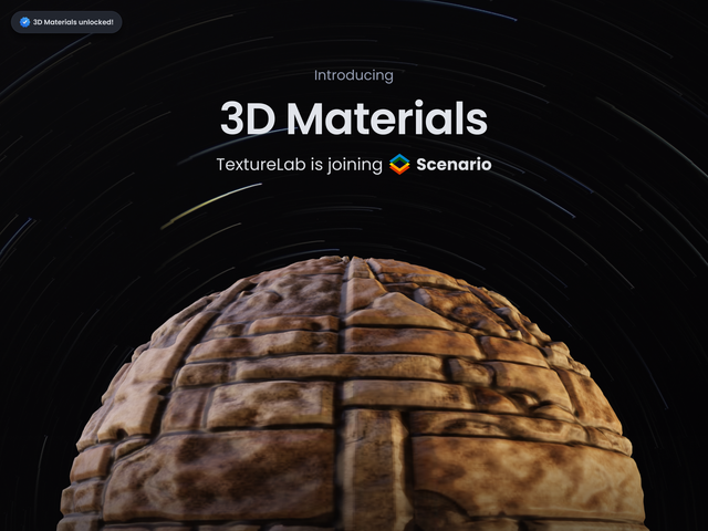 Text to 3D texture generator