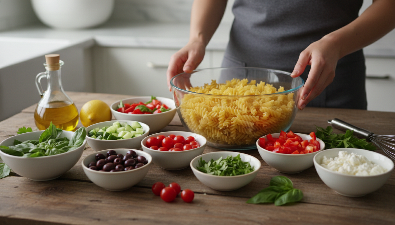Key Ingredients for the Perfect Pasta Salad | cold pasta salad easy