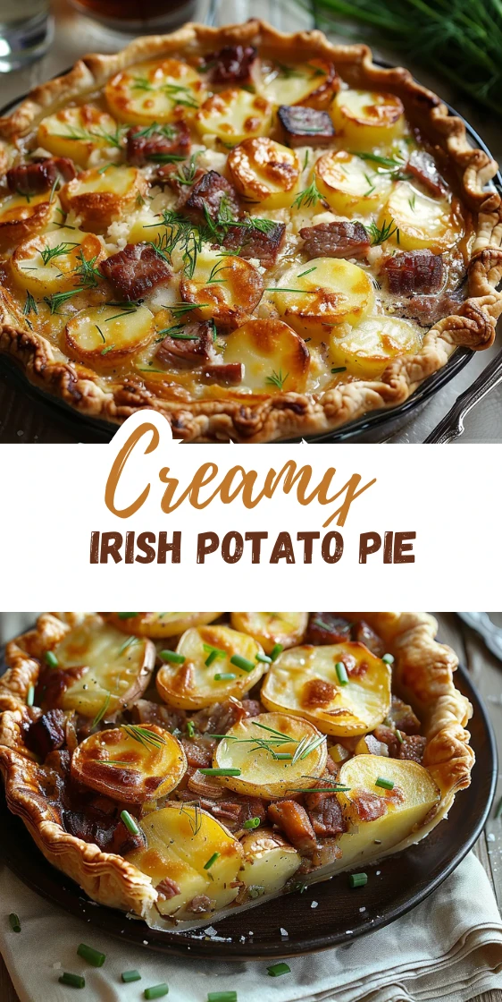 Creamy Irish Potato Pie with Crispy Bacon You Need to Try