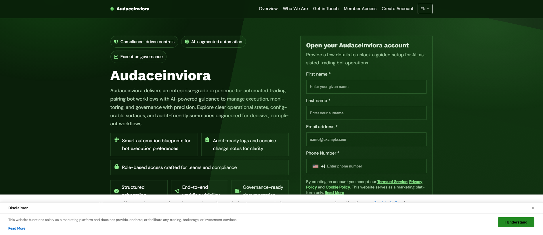 Stored capture of audaceinviora.click