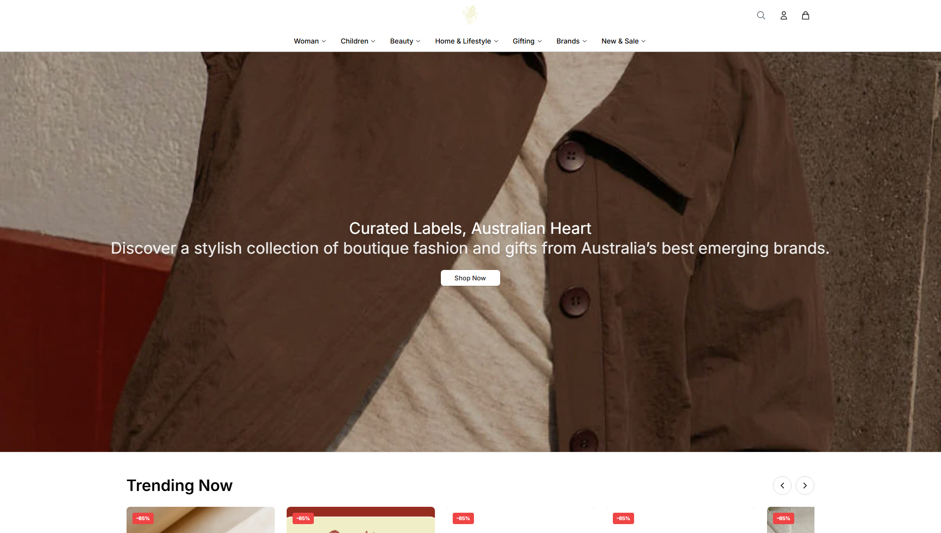 Stored capture of banksiaboutiqueco.shop