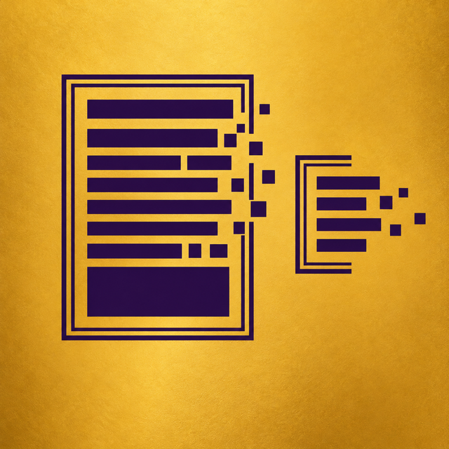 Abstract representation of institutional records and a separate account