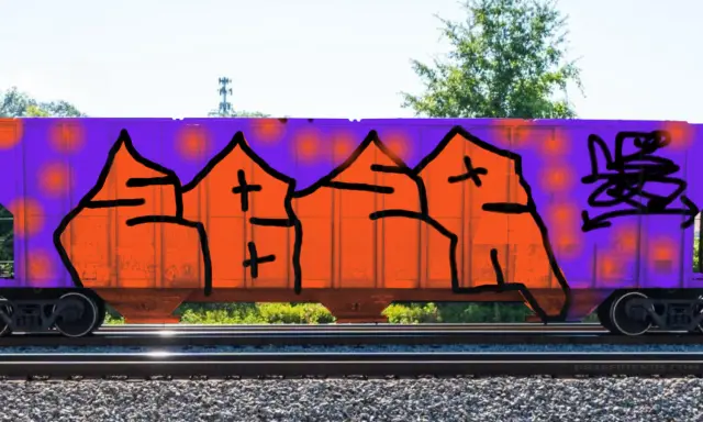 Graffiti artwork by LULU