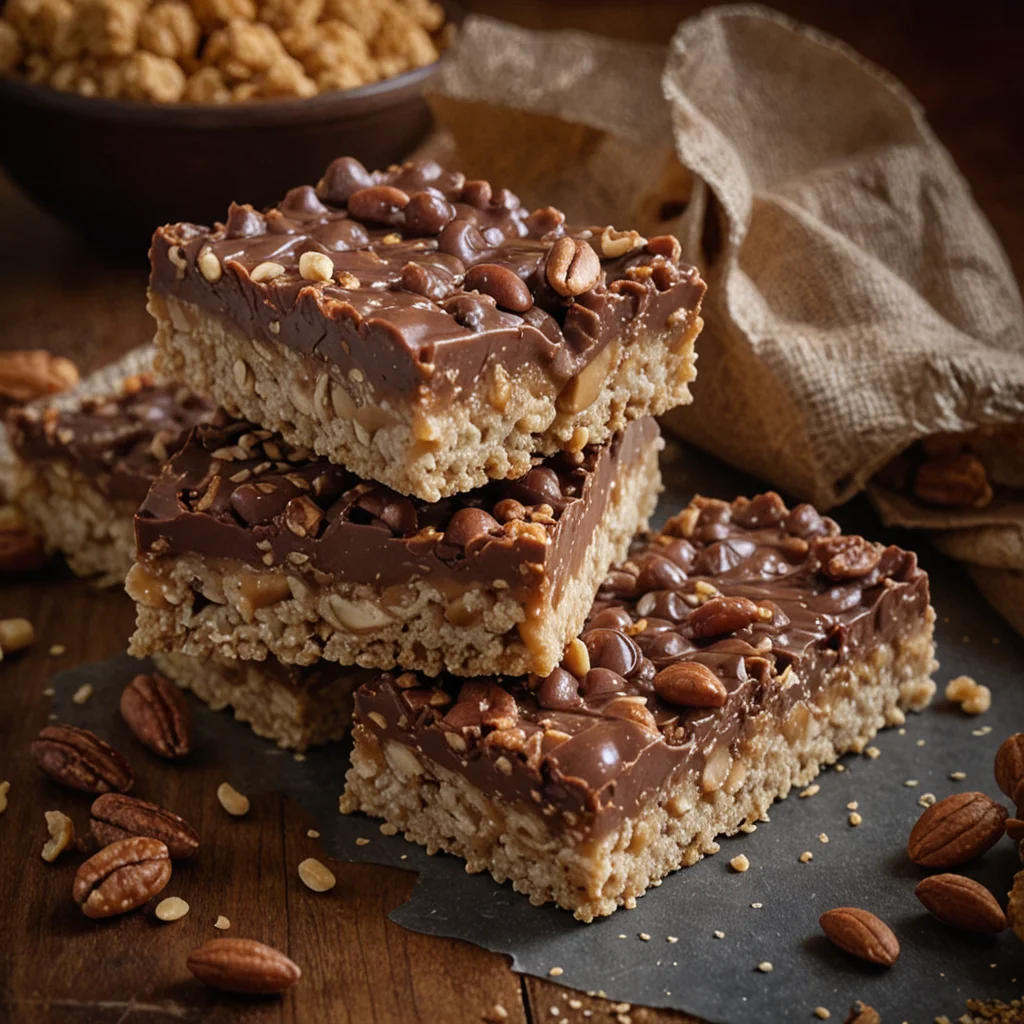 No-Bake Crunchy Bars
