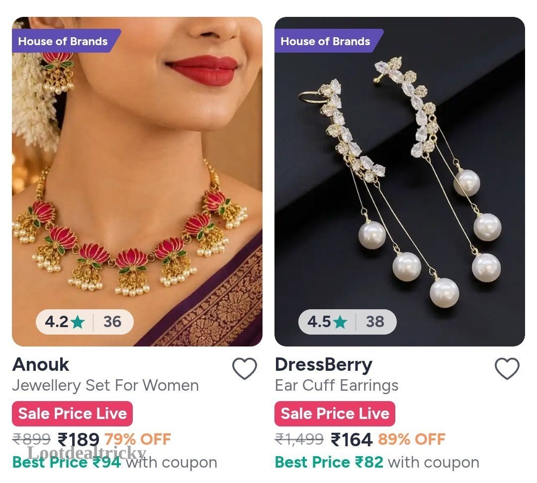Jewellery Under 199 Offer Image