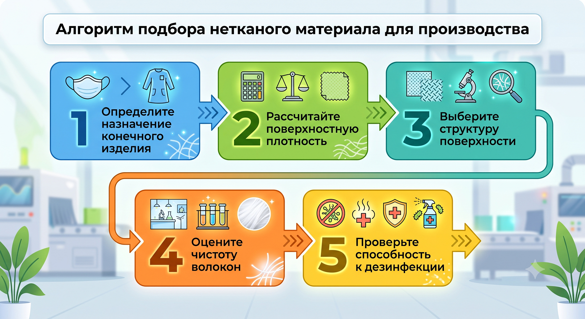 Алгоритм подбора материала для производства