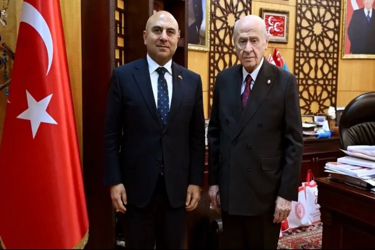 Azərbaycanın Ankaradakı diplomatı Dövlət Bağçalı ilə bir araya gəlib