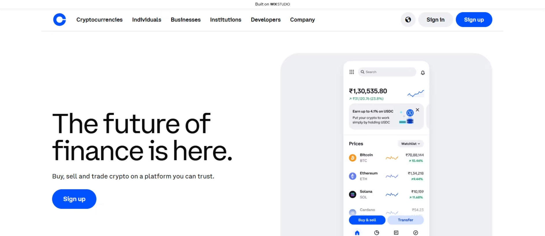 Screenshot of platform-extensions.wixstudio.com