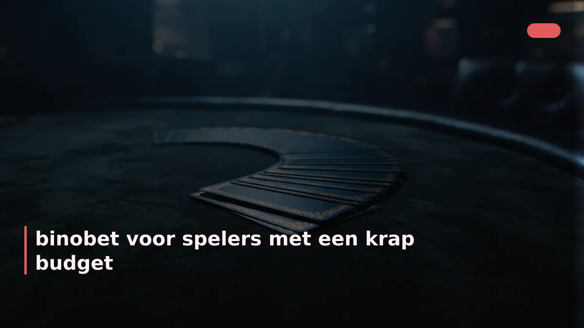 binobet voor spelers met een krap budget
