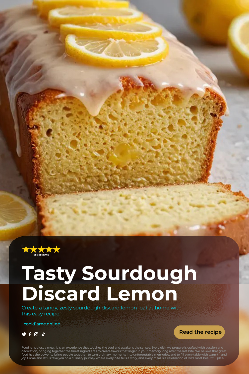 Tasty Sourdough Discard Lemon Loaf: Zesty Delight Awaiteth!