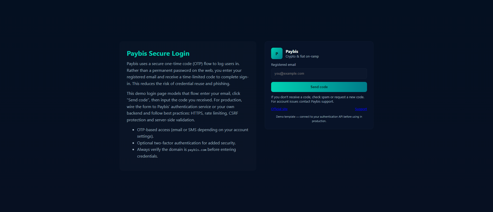 Screenshot of paybiscom-login.pages.dev