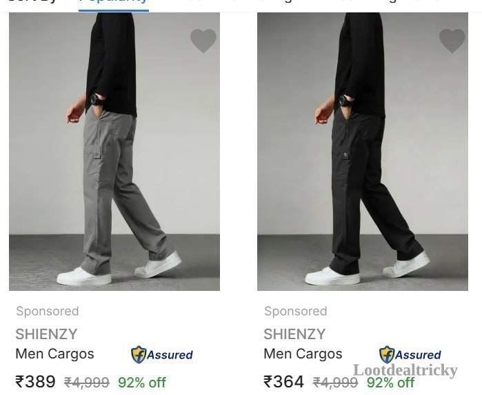 Mens Denim Cargo – Just ₹449 | Lowest Price Deal