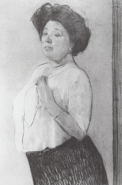 Портрет Н П Ламановой 1911