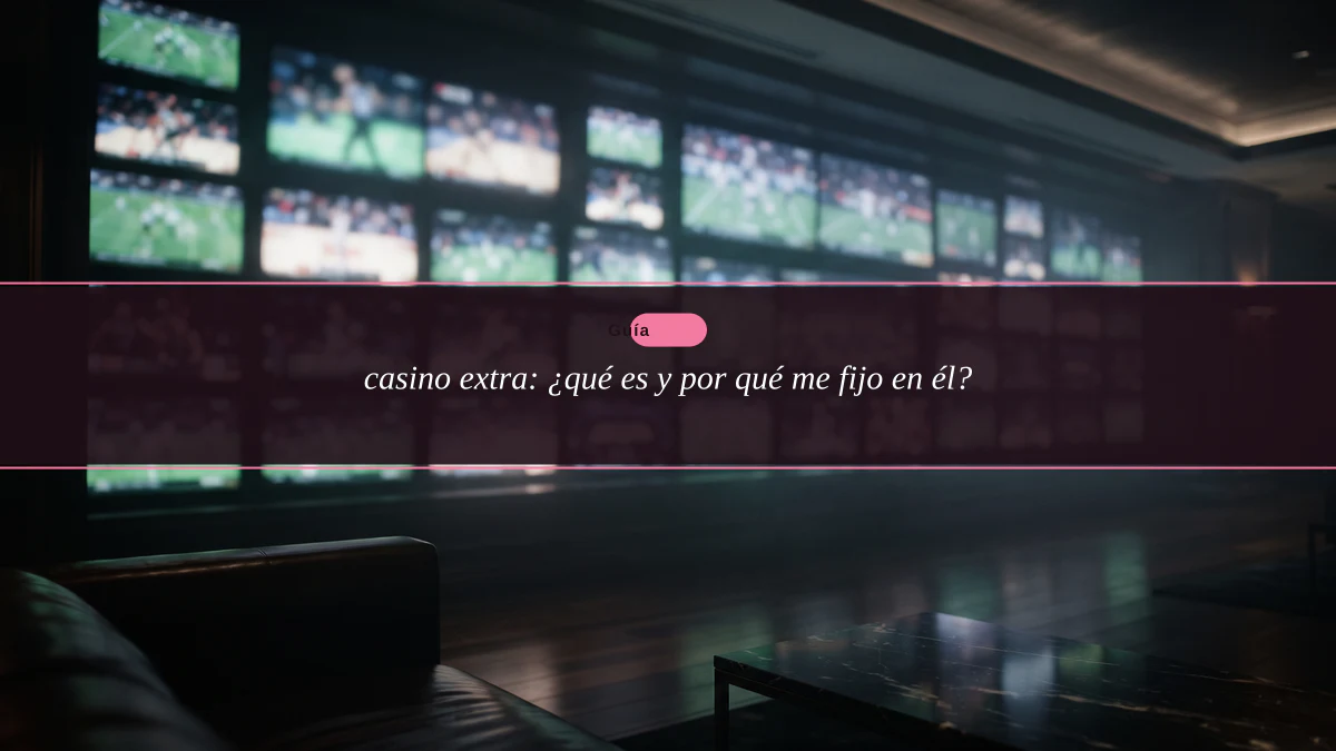 casino extra: ¿qué es y por qué me fijo en él?
