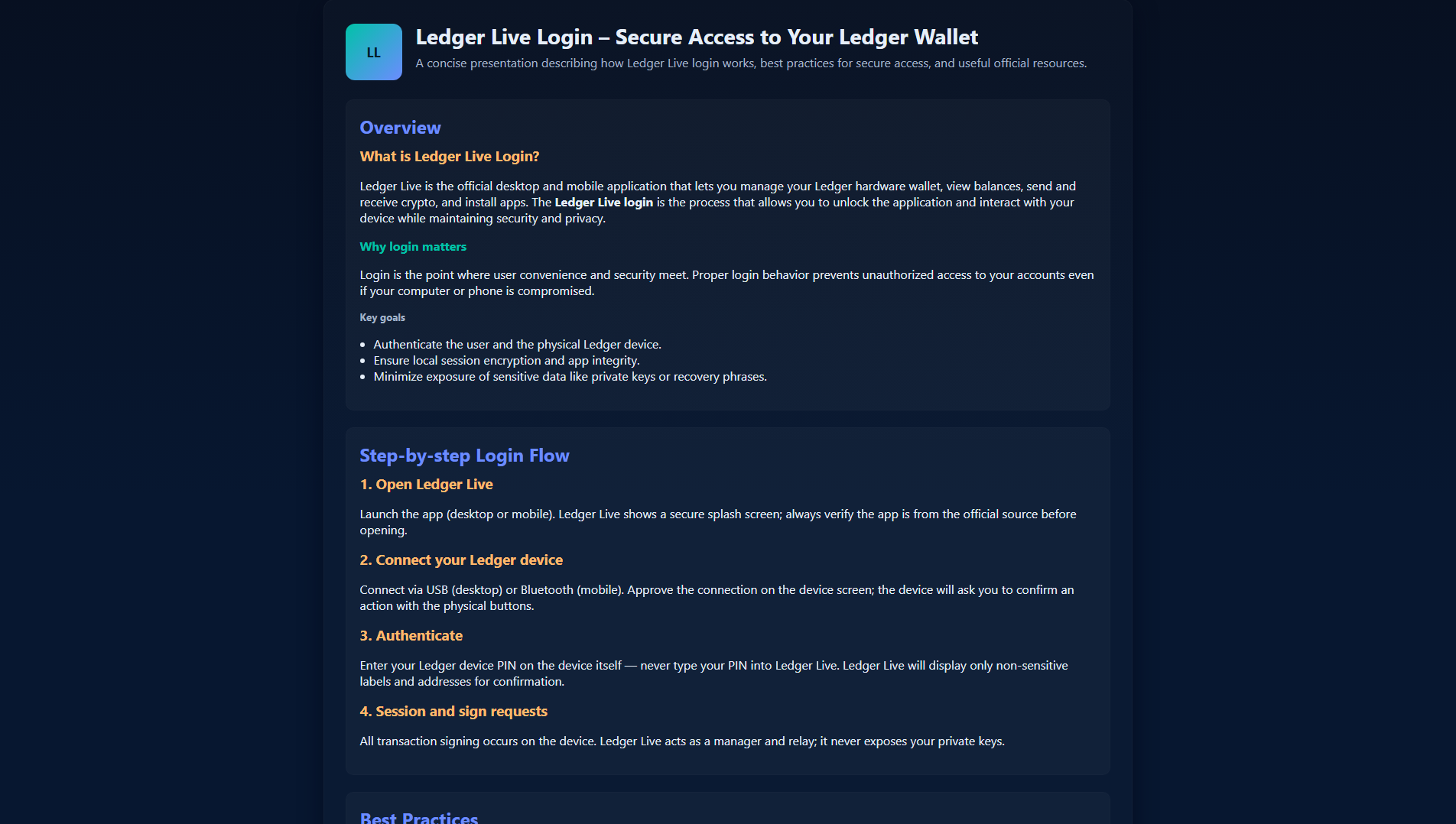 Screenshot of startldgr--live.pages.dev