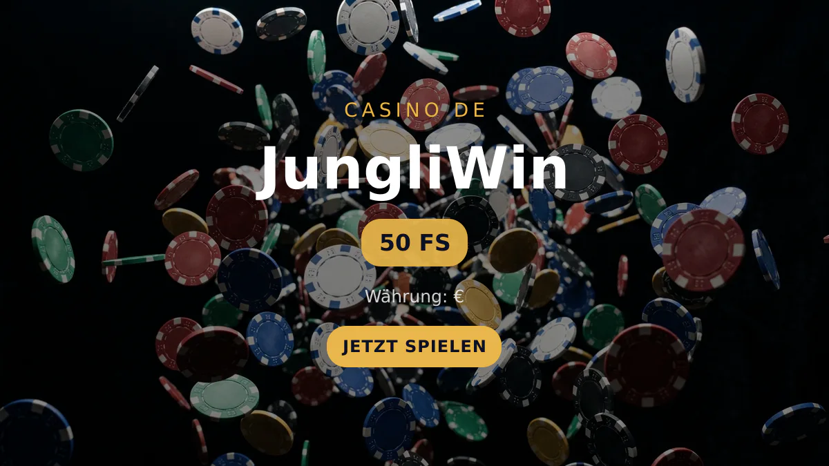 JungliWin Casino — Willkommensbonus 75% tot €200 + 50 FS, Zahlungen: Visa, Mastercard, iDEAL, Revolut, Jeton