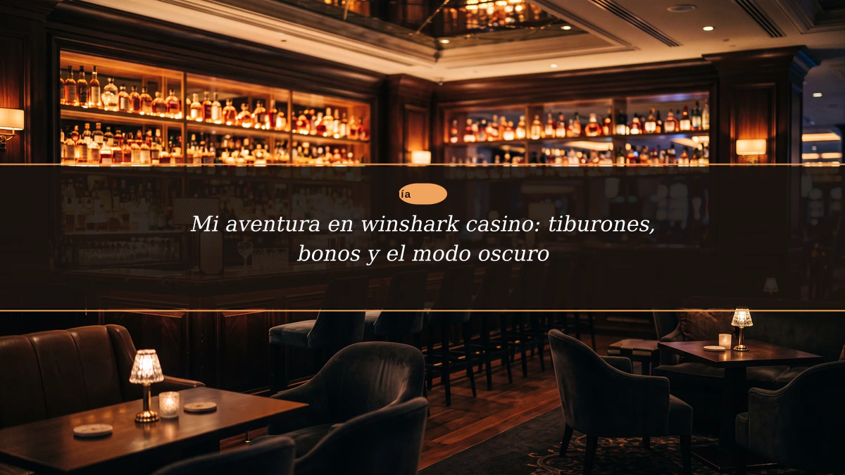 Mi aventura en winshark casino: tiburones, bonos y el modo oscuro